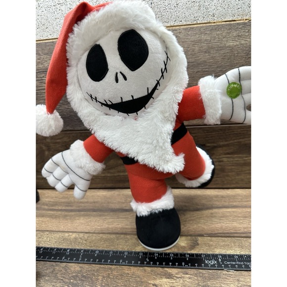 DISNEY THE NIGHTMARE BEFORE CHRISTMAS JACK SKELLINGTON PLUSH 14" ANIMATED - Picture 1 of 5
